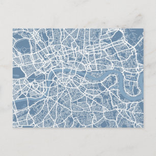 Karta över London Karta Vykort
