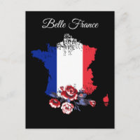 *~* Karta på Frankrike Belle Italia Fransk Languag