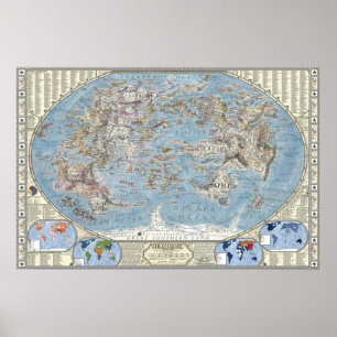 Karta på Internet 2.0 Poster