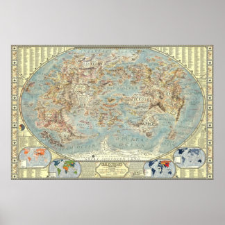 Karta på Internet version 2.0. Poster