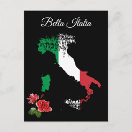 *~* Karta på Italien Bella Italia Italia Italia La Vykort
