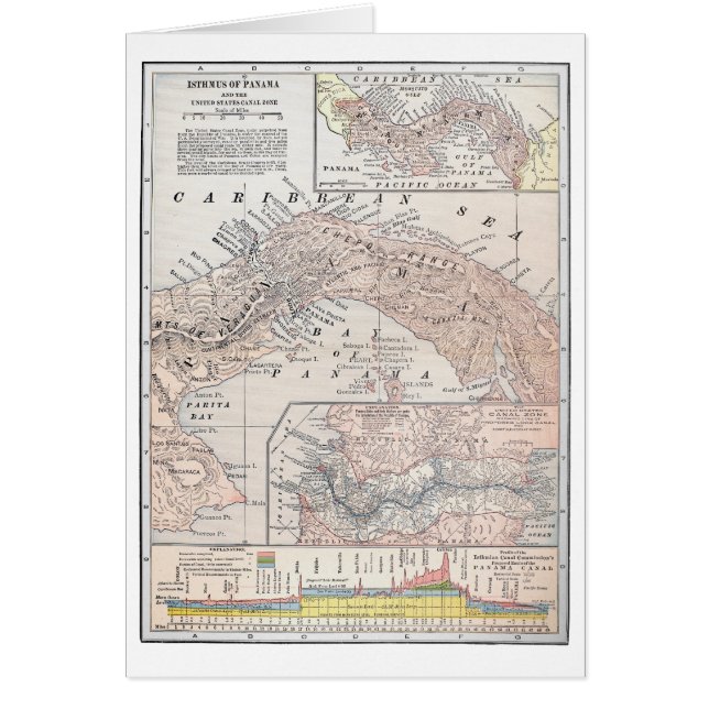 KARTA: PANAMA 1907 HÄLSNINGSKORT (Framsidan)