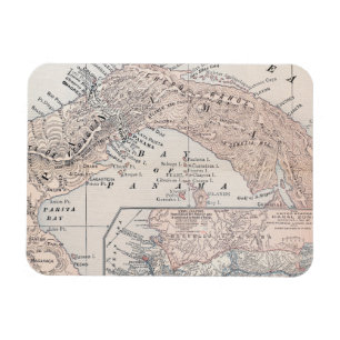 KARTA: PANAMA 1907 MAGNET