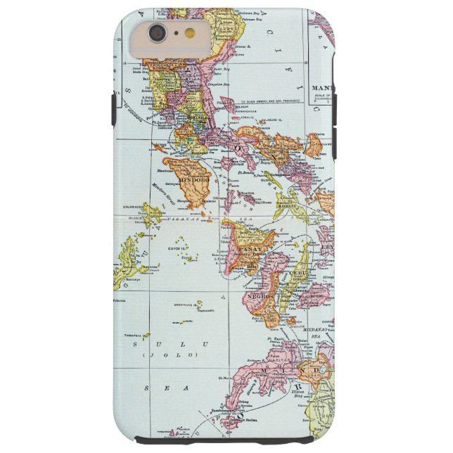 KARTA: PHILIPPINES 1905 Case-Mate iPhone SKAL (Baksidan)