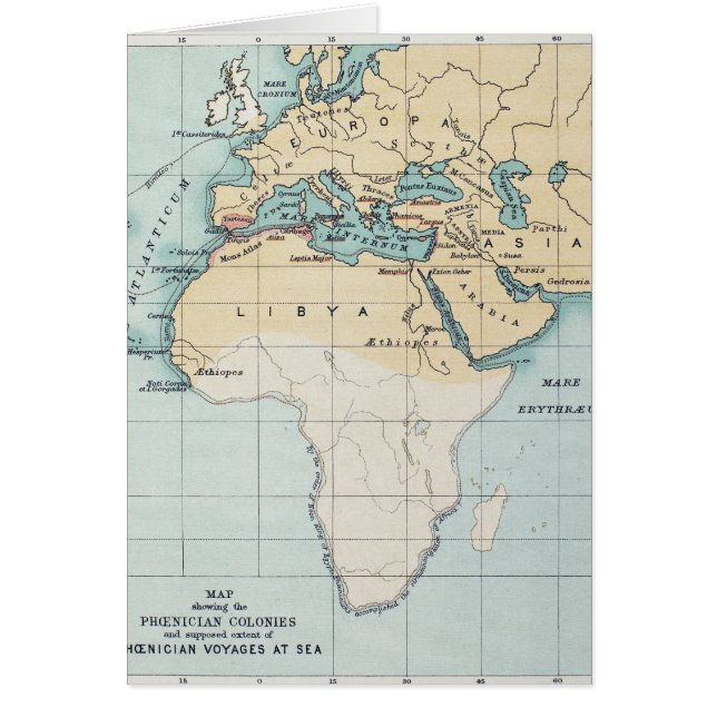 KARTA: PHOENICIANVÄLDE HÄLSNINGSKORT (Framsidan)