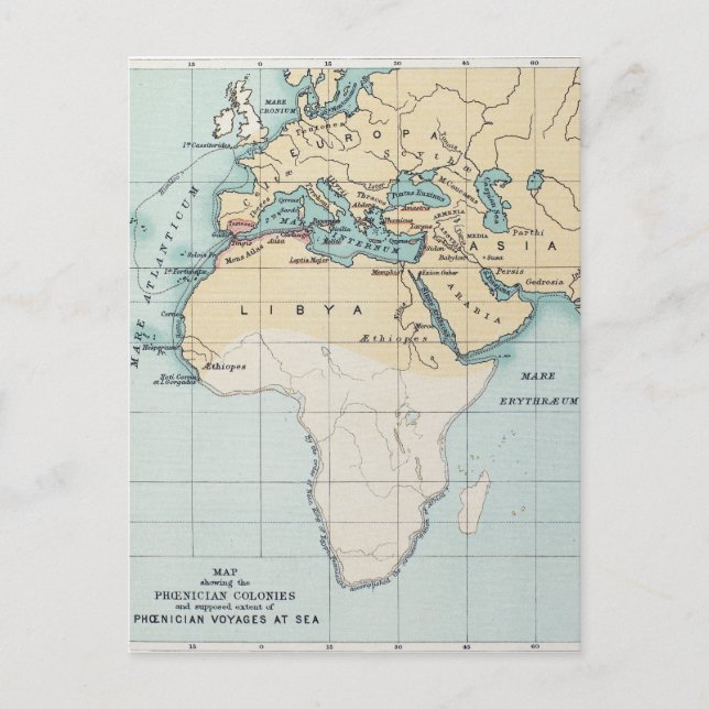 KARTA: PHOENICIENS EMPIRE VYKORT (Framsida)