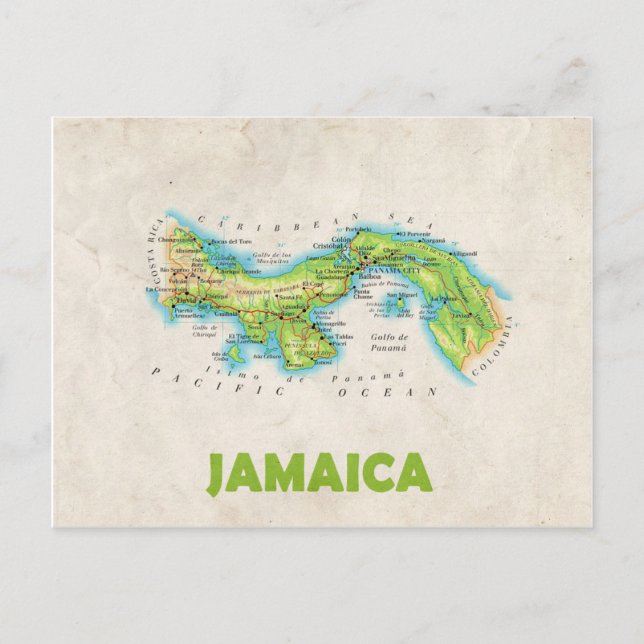 KARTA POSTCARDS ♥ Jamaica Vykort (Framsida)