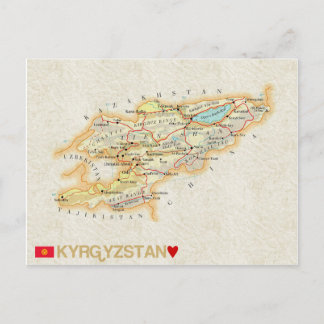 KARTA POSTCARDS ♥ Kirgizistan Vykort