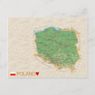 KARTA POSTCARDS ♥ Polen Vykort