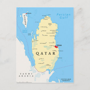 KARTA POSTCARDS ♥ Qatar Vykort