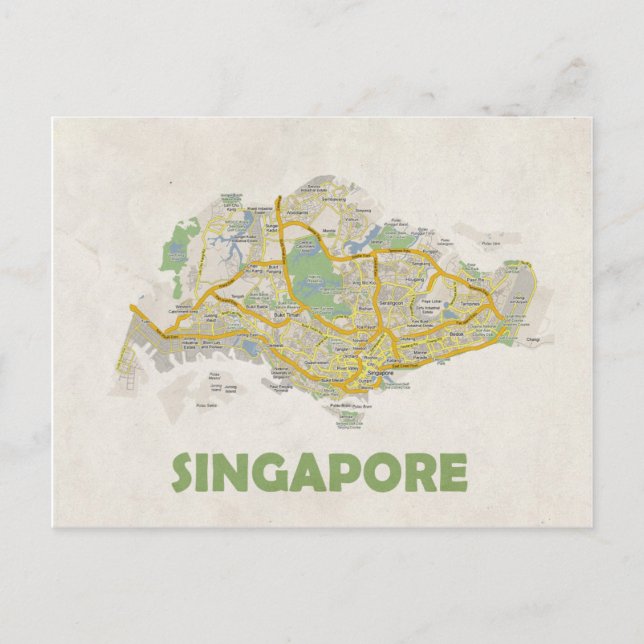 KARTA POSTCARDS ♥ Singapore Vykort (Framsida)