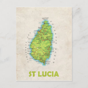 KARTA POSTCARDS ♥ St Lucia Vykort