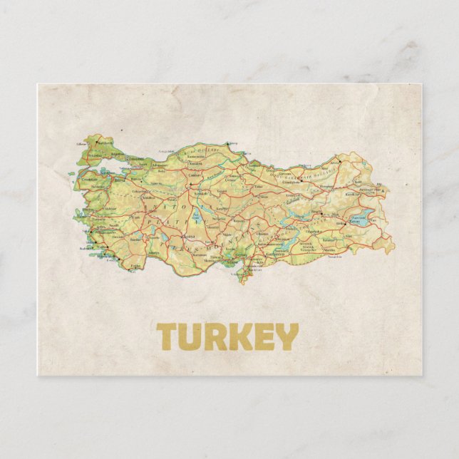 KARTA POSTCARDS ♥ Turkiet Vykort (Framsida)