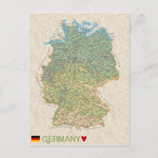 KARTA POSTCARDS ♥ Tyskland Vykort (Framsida)