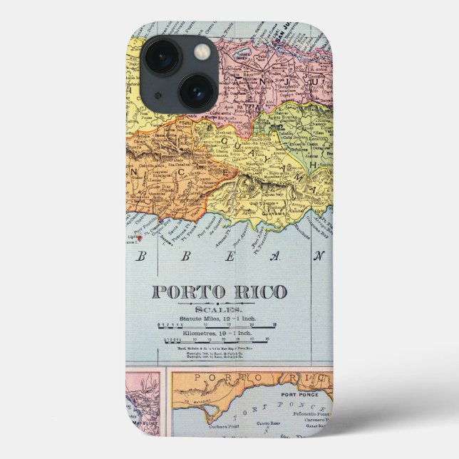 KARTA: PUERTO RICO 1900 (Baksida)