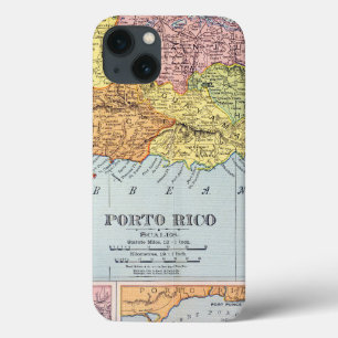 KARTA: PUERTO RICO, 1900
