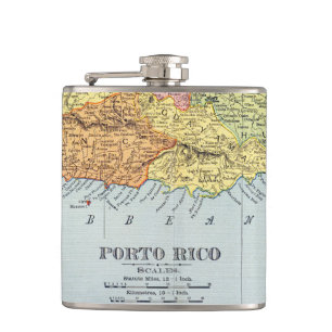 KARTA: PUERTO RICO 1900 FICKPLUNTA