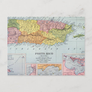 KARTA: PUERTO RICO, 1900 VYKORT