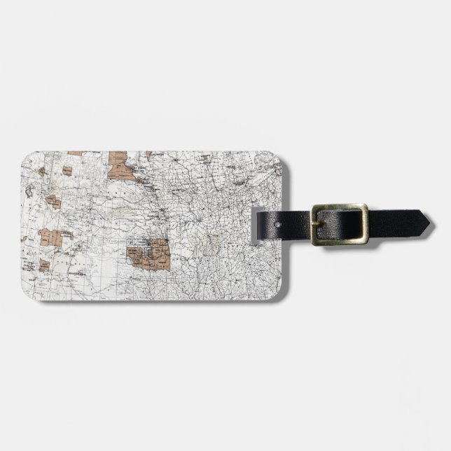 KARTA: RESERVATIONER, 1888 BAGAGEBRICKA (Horisontell Framsida)