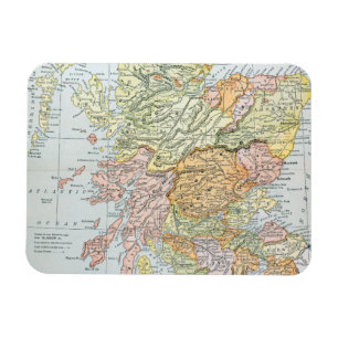 KARTA: SKOTTLAND MAGNET
