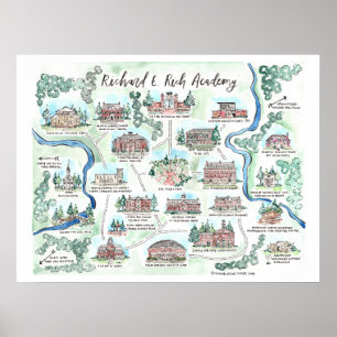 Karta till Richard E Rik Academy Poster