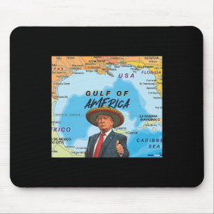 Karta Trump Amerikas president i Bukt Mexiko Trump Musmatta