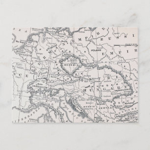 KARTA: TYSKLANDA OCH ÖSTERRIKE VYKORT