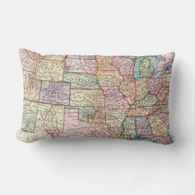Karta: United States 1905 Lumbarkudde (Framsida)