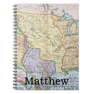 Karta: US Utvidgning, 1905 Anteckningsbok