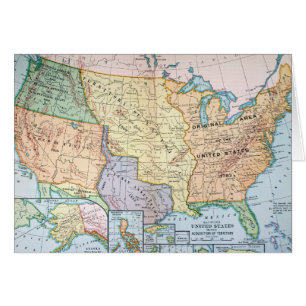 Karta: US Utvidgning, 1905 OBS Kort