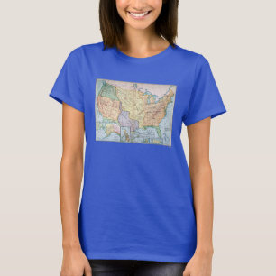 Karta: US Utvidgning, 1905 T-shirt