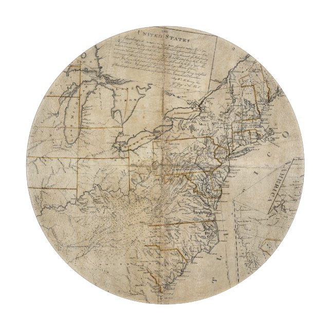 KARTA: USA, 1783 (Framsidan)
