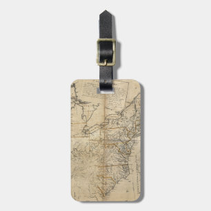 KARTA: USA, 1783 BAGAGEBRICKA