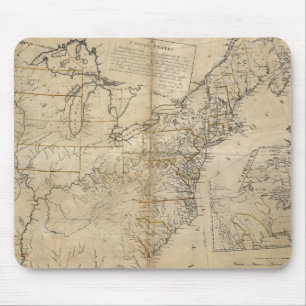 KARTA: USA 1783 MUSMATTA