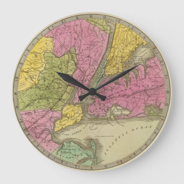 Karta vid Land tjugofemmilsrundan Stor Klocka (Framsida)