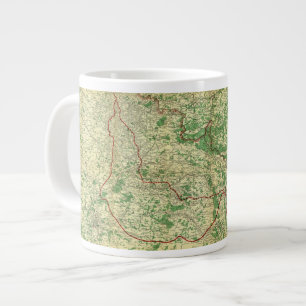 Karta Westernare front Jumbo Mugg