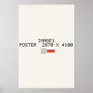 Kartaffisch - personlig poster