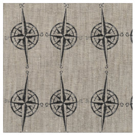 Kartakompasssvarten vinkar nautiskt kust- för tyg