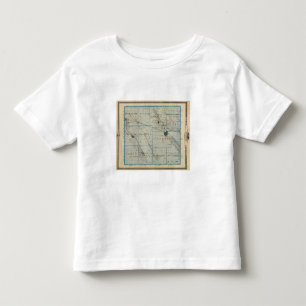 Kartan av Floyd County, påstår av Iowa T Shirt