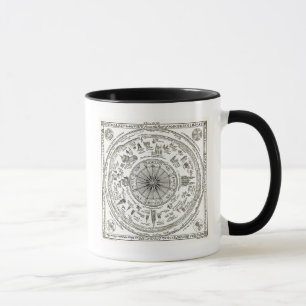 Kartan av Oxford beskådar från det Bodleian Mugg