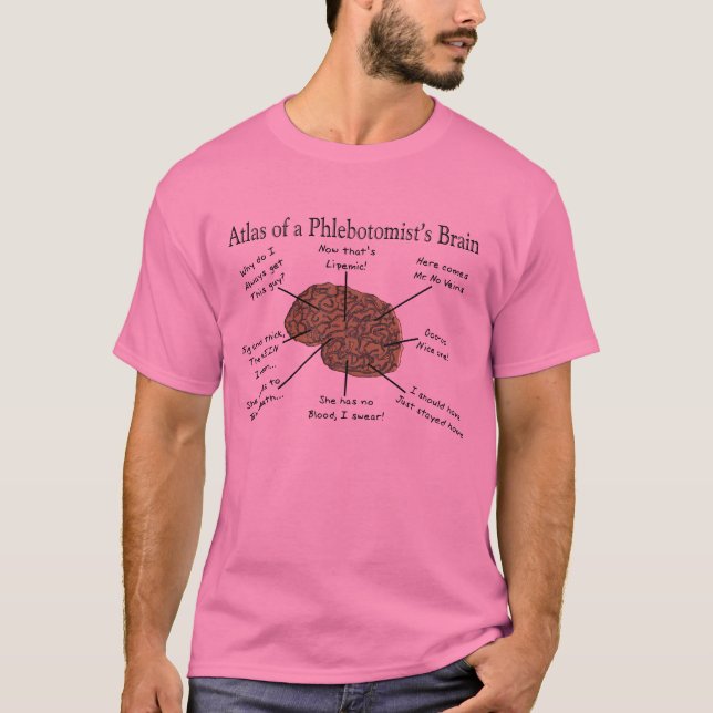 Kartbok av en Phlebotomists hjärna Tee (Framsida)