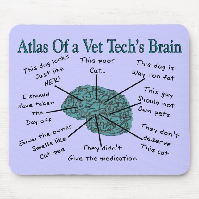 Kartbok av en Vettechs hjärna Musmatta (Framsidan)