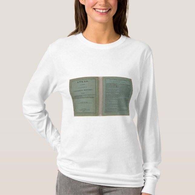 Kartbok av universell historia tee shirt (Framsida)