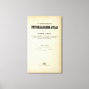 Kartbok v 2 för titelsidaläkarundersökning canvastryck