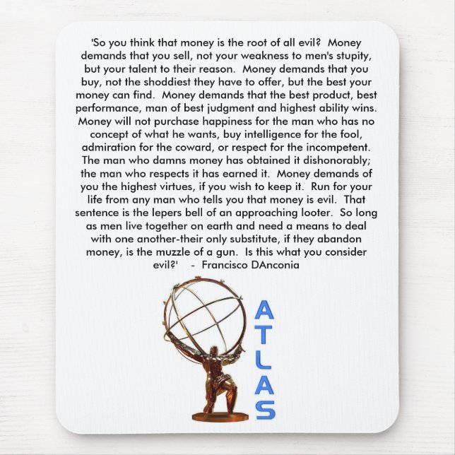 KARTBOKEN 'så tänker du att pengar är rota av… Musmatta (Framsidan)