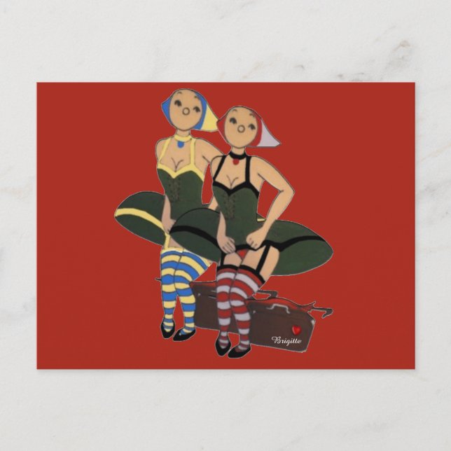 karte becassine maryline vykort (Framsida)