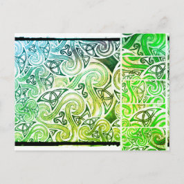 Karte celtic Triskele Vykort