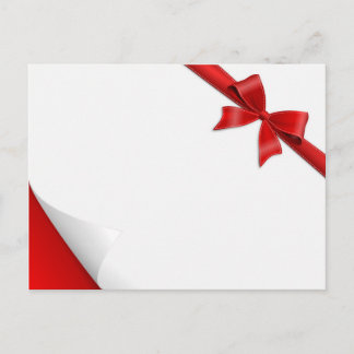 Karte Schleife Aufkleber Vykort