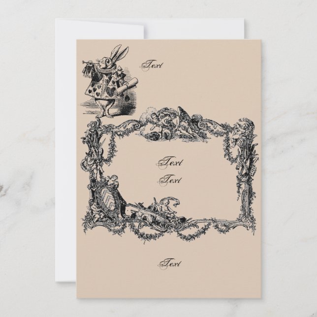 Karte zum Gestalten – Card to design yourself Inbjudningar (Framsida)