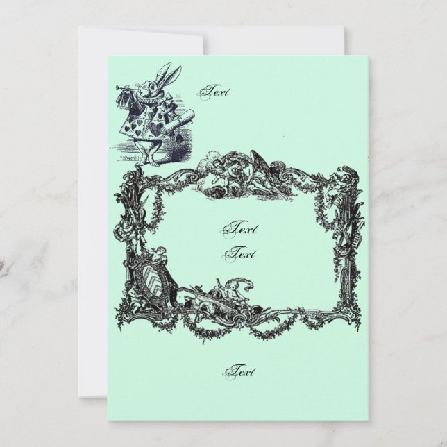 Karte zum Gestalten – Card to design yourself Inbjudningar (Framsida)